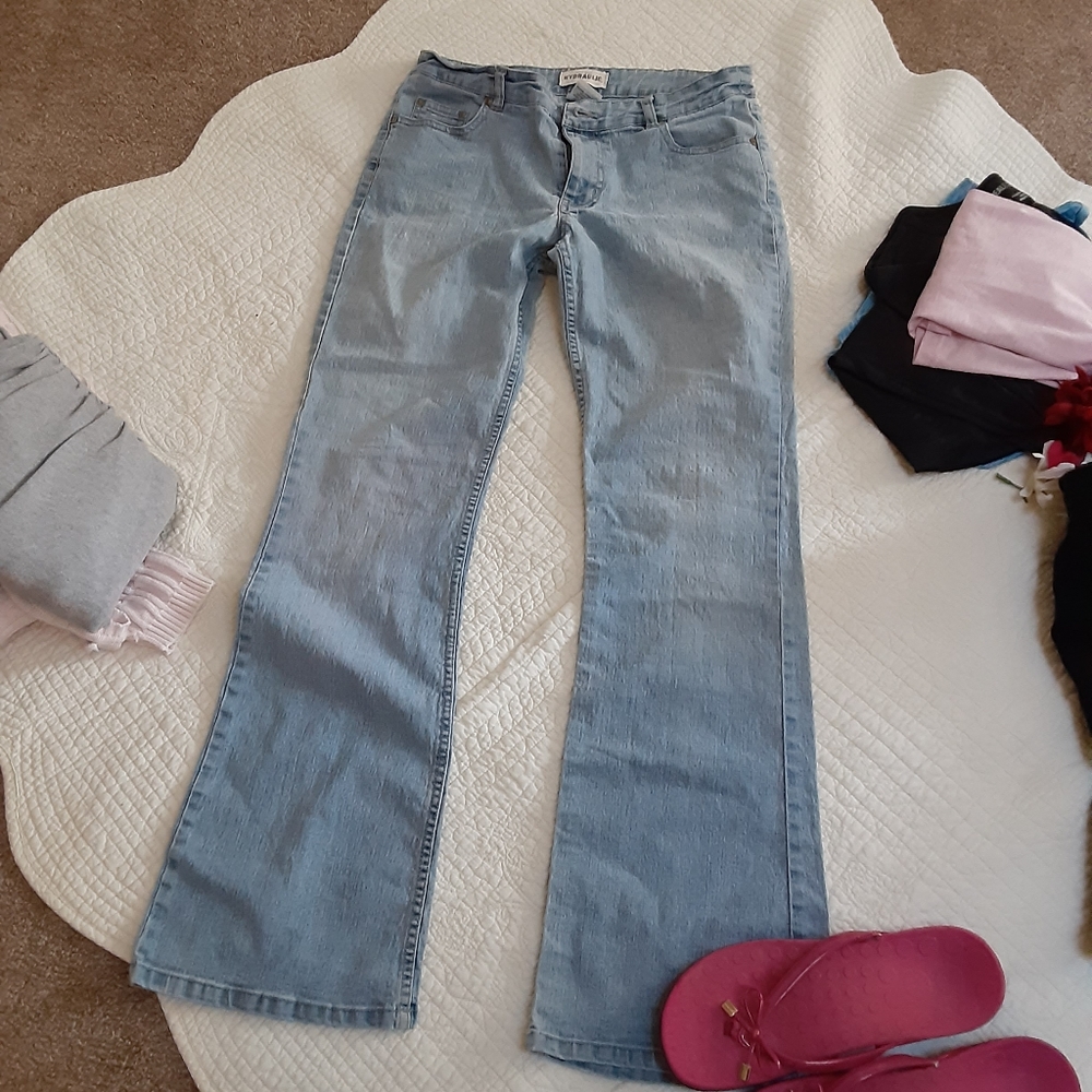 *BOGO FREE* Hydraulic Boot Cut Jeans sz 9 Jr's